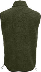 SOL'S Uniszex FURY polár mellény, SOL'S SO04041, Army/Dark Army-S (so04041ar-dar-s)