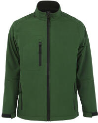 SOL'S Férfi RELAX vastag 3 rétegű softshell dzseki, SOL'S SO46600, Bottle Green-S (so46600bg-s)