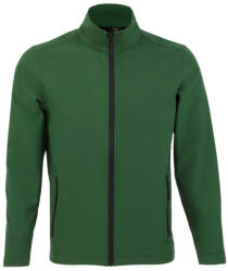 SOL'S Férfi RACE softshell dzseki, SOL'S SO01195, Bottle Green-M (so01195bg-m)