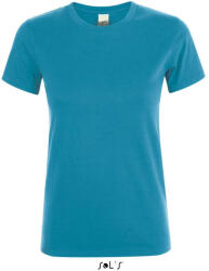 SOL'S Női REGENT kereknyakú rövid ujjú pamut póló, SOL'S SO01825, Aqua-2XL (so01825aq-2xl)