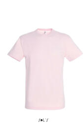 SOL'S Uniszex REGENT kereknyakú rövid ujjú pamut póló, SOL'S SO11380, Pale Pink-2XL (so11380pp-2xl)