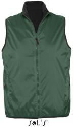 Sol'S Uniszex WINNER vízlepergető mellény polár béléssel, SOL'S SO44001, Forest Green-2XL (so44001fo-2xl)