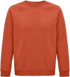 SOL'S Uniszex organikus környakas pulóver, SOL'S SO03567, Burnt Orange-XL (so03567bo-xl)