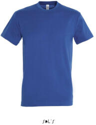 SOL'S Férfi IMPERIAL környakas rövid ujjú pamut póló, SOL'S SO11500, Royal Blue-M (so11500ro-m)