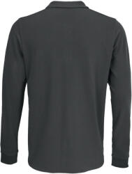 SOL'S Férfi PRIME hosszú ujjú galléros póló, SOL'S SO03983, Dark Grey-3XL (so03983dg-3xl)