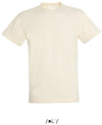 SOL'S Uniszex REGENT kereknyakú rövid ujjú pamut póló, SOL'S SO11380, Natural-2XL (so11380na-2xl)