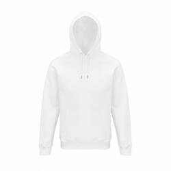 SOL'S Uniszex organikus kapucnis pulóver, SOL'S SO03568, White-3XL (so03568wh-3xl)
