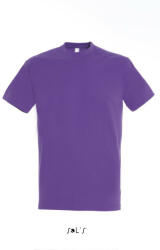 SOL'S Férfi IMPERIAL környakas rövid ujjú pamut póló, SOL'S SO11500, Light Purple-2XL (so11500lpu-2xl)