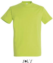 SOL'S Férfi IMPERIAL környakas rövid ujjú pamut póló, SOL'S SO11500, Apple Green-L (so11500ag-l)