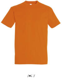 SOL'S Férfi IMPERIAL környakas rövid ujjú pamut póló, SOL'S SO11500, Orange-3XL (so11500or-3xl)