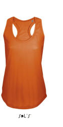 SOL'S Női ujjatlan sporthátú trikó, SOL'S SO00579, Burnt Orange-XS (so00579bo-xs)