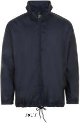 SOL'S Uniszex széldzseki, gallérba rejtett kapucnival, SOL'S SO01618, French Navy-XL (so01618fn-xl)