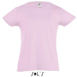 SOL'S Gyerek CHERRY rövid ujjú környakas pamut póló, SOL'S SO11981, Medium Pink-6A (so11981mp-6a)