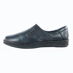 Berende Pantofi dama medicali din piele naturala, ultra confort MED+LINE , BRD278N Negru - ciucaleti