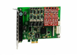  8 Port Analog PCI-E card with 1 FXS400 and 1 FXO400, failover function (A810EF11)
