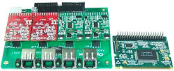  4 Port Analog Mini-PCI card+ 2 FXS + 1 FXO modules (A400M21)
