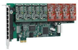 8 Port Analog PCI-E card + 8 FXS modules (A800E80)