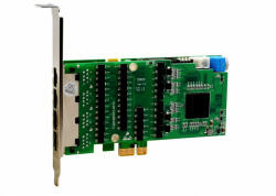 8 Port T1/E1/J1 PRI PCI-E card (Advanced Version, Low Profile) NEW! (D830E)