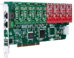  8 Port Analog PCI card + 1 FXO module (A800P01)