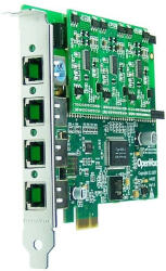  4 Port Analog PCI-E card + 3 FXS modules (A400E30)