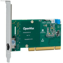 1 Port T1/E1/J1 PRI PCI card (Advanced Version, Low Profile) (D130P)