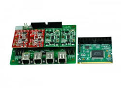 4 Port Analog Mini-PCI card + 3 FXO modules (A400M03)