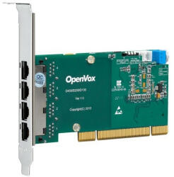  4 Port T1/E1/J1 PRI PCI card (Advanced Version, Low Profile) (D430P)
