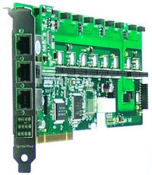  12 Port Analog PCI card + 1 FXS module (A1200P0100)