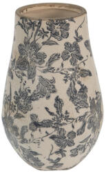 Clayre & Eef Vaza flori ceramica bej gri 13x20 cm (6CE1445M)