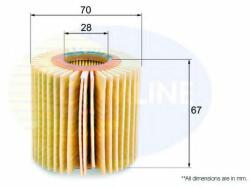 COMLINE Filtru ulei TOYOTA AURIS (ZWE18, NZE18, ZRE18) (2012 - 2016) COMLINE EOF245