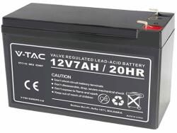 V-Tac Acumulator gel 12 V, 7 Ah, dimensiune 151 x 65 x 94 mm (ELP-SKU-23467)