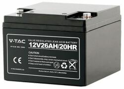 V-Tac Acumulator gel 12 V, 26 Ah, dimensiune 175 x 165 x 127 mm (ELP-SKU-23454)