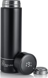 Extralink Smart Travel Mug LED 500ml Termosz - Fekete (MUG-SMART500 BLACK)