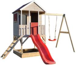 Wendi Toys Summer Adventure House с платформа, пързалка и люлка