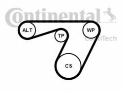 CONTITECH Set curea transmisie cu caneluri OPEL ASTRA H (L48) (2004 - 2016) CONTITECH 6PK1180K1