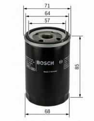 Bosch Filtru ulei MITSUBISHI COLT VI (Z3, Z2) (2002 - 2012) BOSCH 0 451 103 372