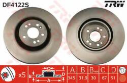 TRW Disc frana MERCEDES M-CLASS (W163) (1998 - 2005) TRW DF4222S