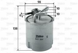 VALEO filtru combustibil VALEO 587564 (587564) - automobilus