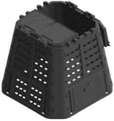  Lada compost / compostor gradina, din PVC, negru, 480 L (7044399) Compostator
