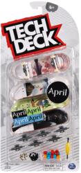Tech Deck Set mini placa skateboard Tech Deck, 4 buc, April, 20140752