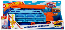 Mattel Hot Wheels Mega Transportator Masini Si Pista De Lansare (MTHDY92) - mtoys
