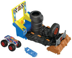 Mattel Hot Wheels Monster Trucks Entry Challenge Arena Smashers Provocarea Smash Race (MTHNB87_HNB89) - mtoys