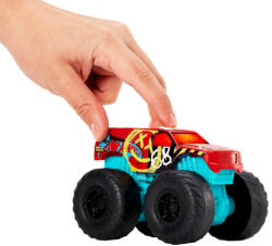 Mattel Hot Wheels Monster Truck Roarin Wreckers Demo Derby Cu Functii Si Sunete Scara 1: 43 (MTHDX60_HDX66) - mtoys