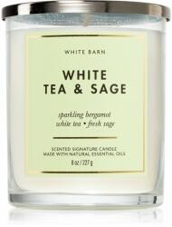Bath & Body Works White Tea & Sage lumânare parfumată 227 g