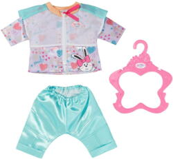 Zapf Creation Creation BABY born® leisure suit Aqua 43cm, doll accessories (jacket and trousers, including clothes hanger) (832622) - vexio Papusa
