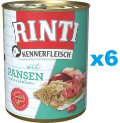 RINTI Kennerfleisch Rumen conserva hrana caine adult 6x800 g cu rumen