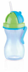 Tescoma BAMBINI Gyermek szívószálas palack 300 ml, zöld, kék