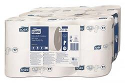 Tork Toalettpapír belsőmag nélküli TORK Extra Soft Midi-size Premium T7 3 rétegű fehér - rovidaruhaz