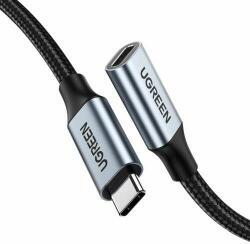 UGREEN Extensie cablu USB-C 3.1 Gen2 UGREEN US372, 4K, 100W, 1m, negru (30205B) (30205B)