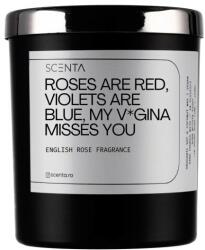 Scenta Home&Lifestyle Roses Are Red, Violets Blue, My V*gina Misses You Lumanari 160 ml